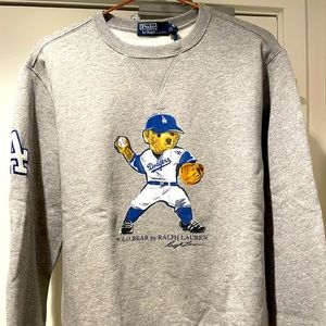 POLO RALPH LAUREN / Men’s Dodgers Sweatshirt in Gray